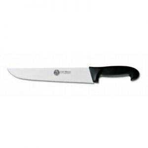 coltello macellaio stretto inox cm.28 manico propilene